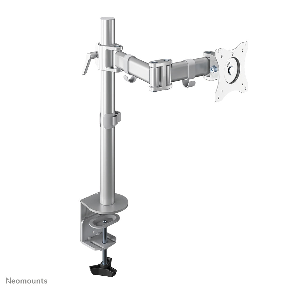 Neomounts NM-D135SILVER – Monitorarm Tischhalterung – Klemme/Durchführung – 1 Monitor – 10–30" – VESA 75×75/100