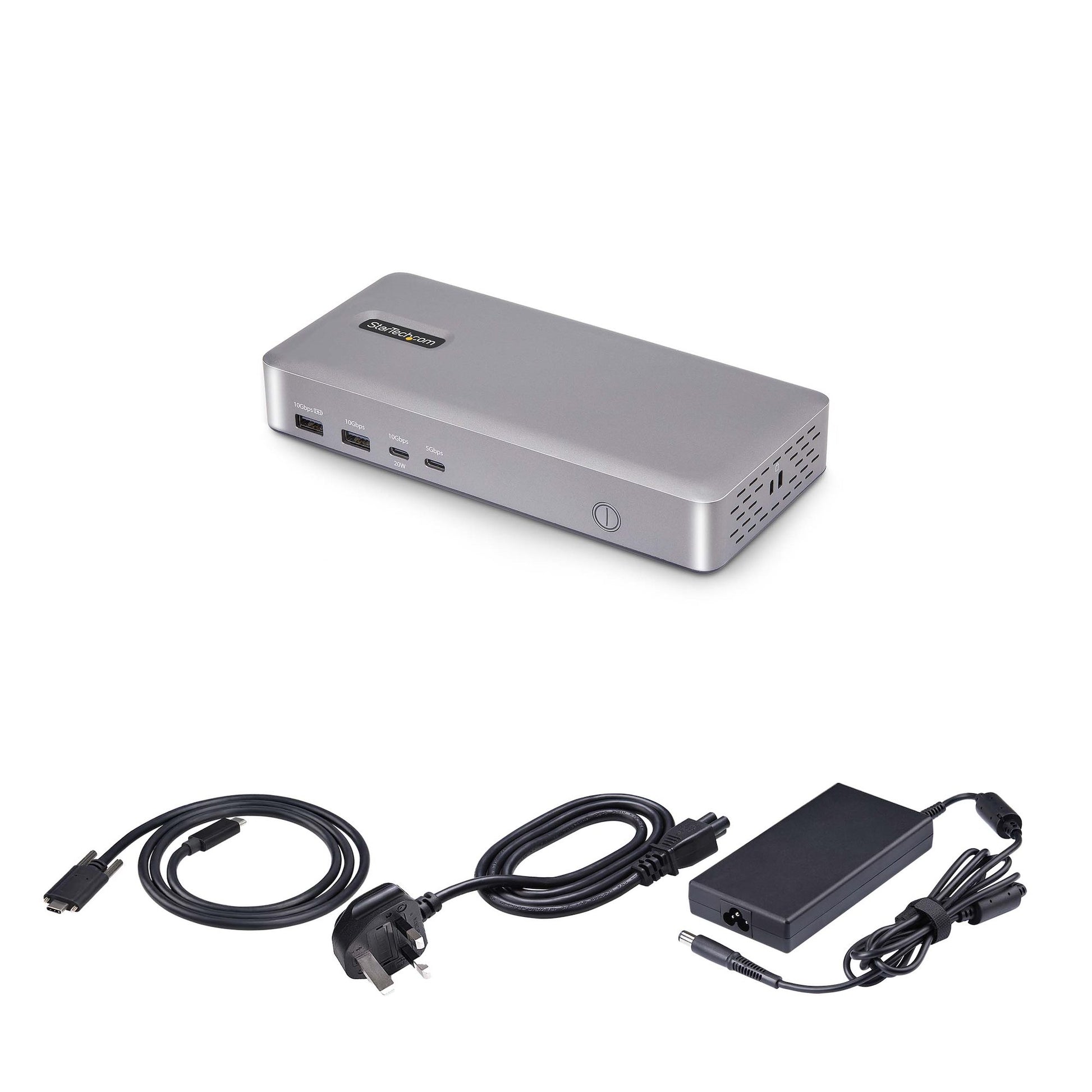 StarTech.com Dockingstation – USB4, 2× HDMI, 3× USB-A, 2× USB-C, 100 W PD, 2,5GbE, für Windows/ChromeOS