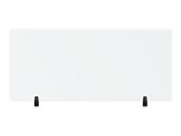 Neomounts Hygieneschutzschild – 1'580 × 650 mm, Gehärtetes Glas, Transparent, für Tischplatten 0–25 mm