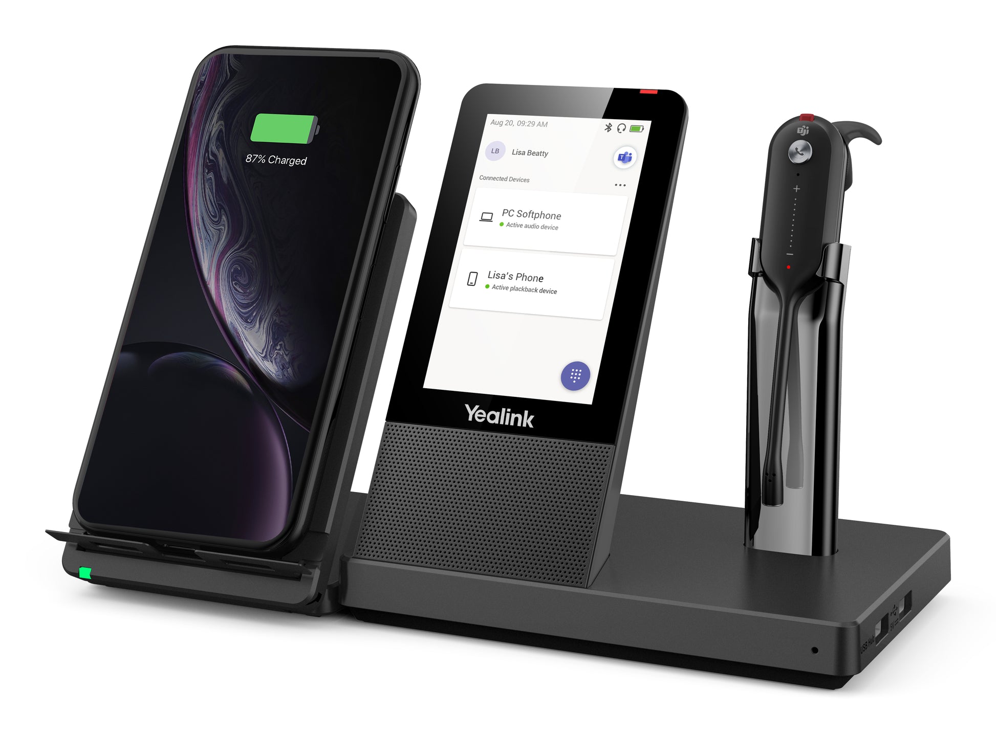 Yealink WH67 – Headset – DECT – für Microsoft Teams