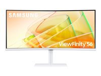 Samsung Curved 34 – Monitor, 34", Daisy Chain, USB-Hub, KVM, Integrierte Lautsprecher, VESA 100 × 100, Weiss