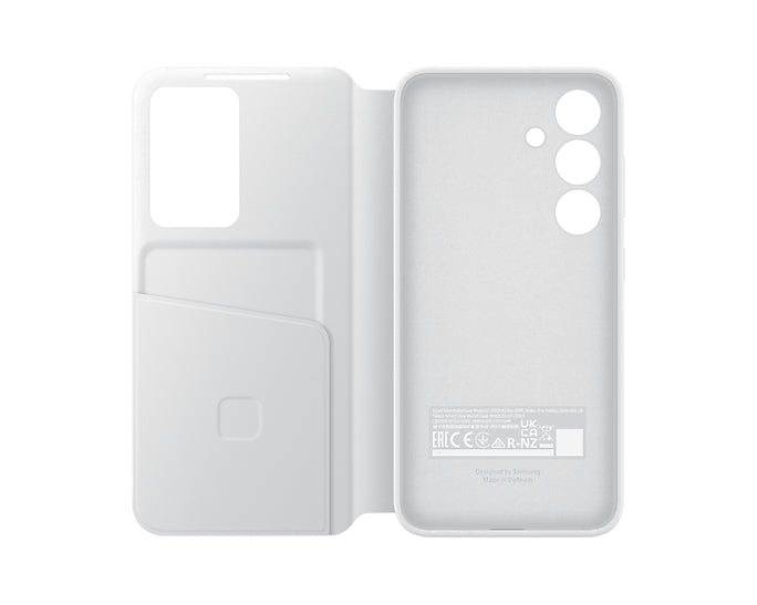 Samsung Booklet-Hülle – für Samsung Galaxy S24 – weiss – mit Kartenfach