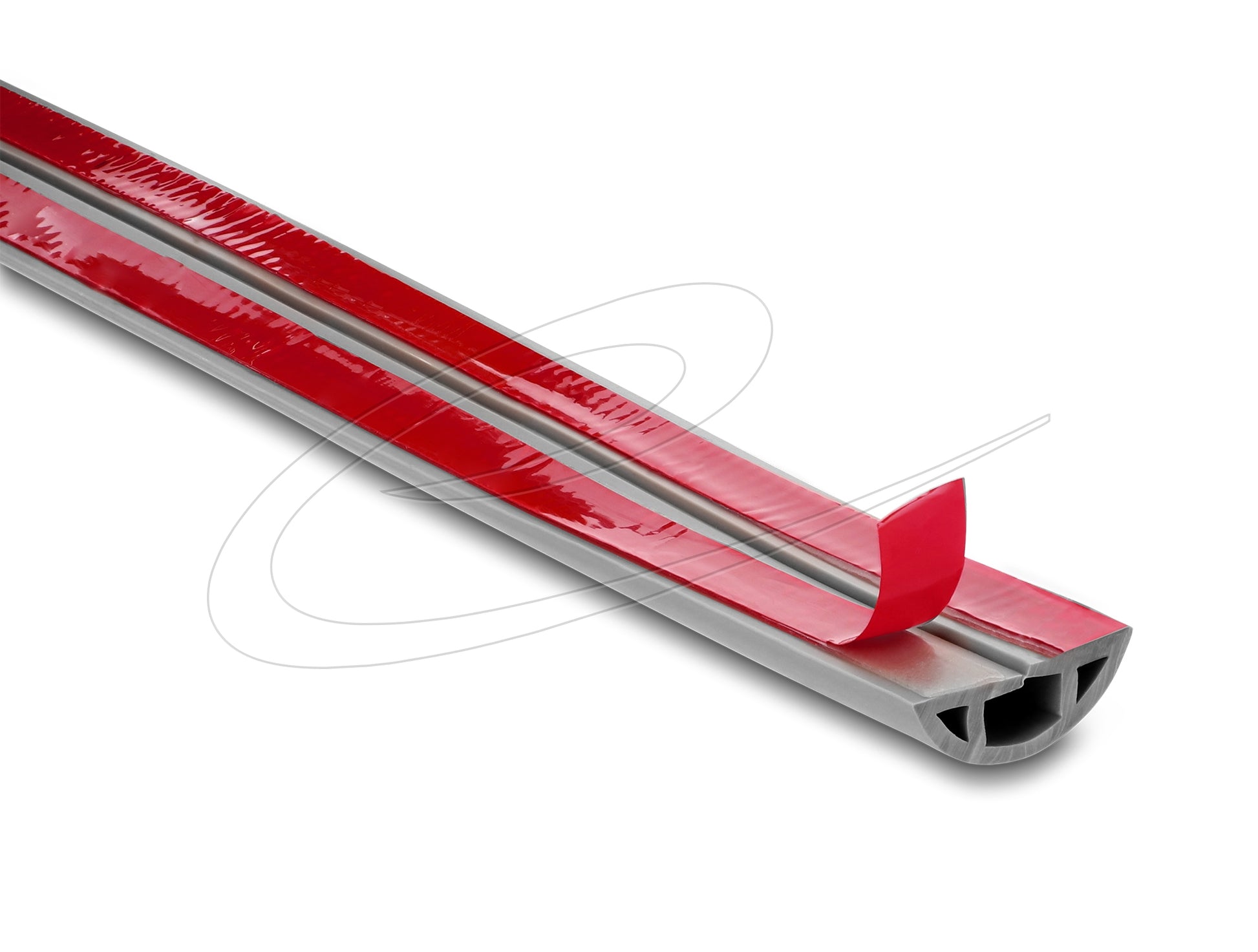 DeLOCK 20766 Wandkanal – 30×10 mm – 2 m – PVC – Grau, selbstklebend