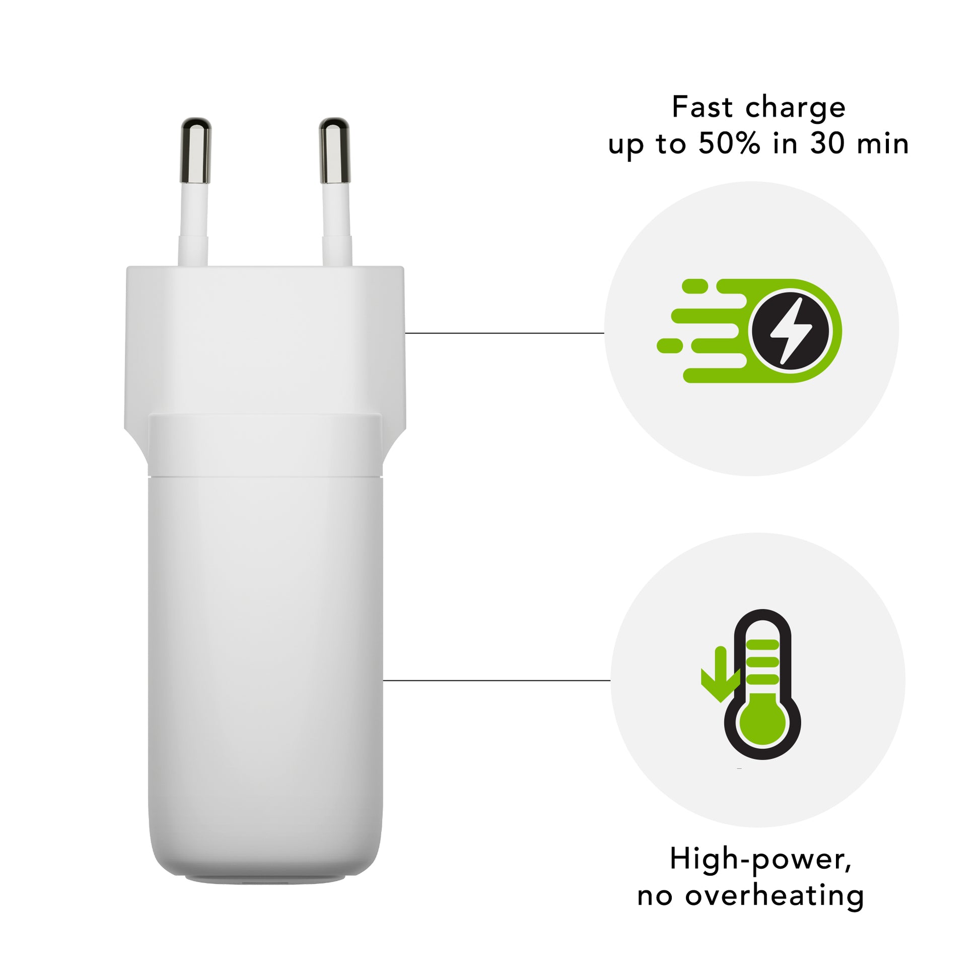 dbramante1928 re-charge – USB-C 65 W, Weiss