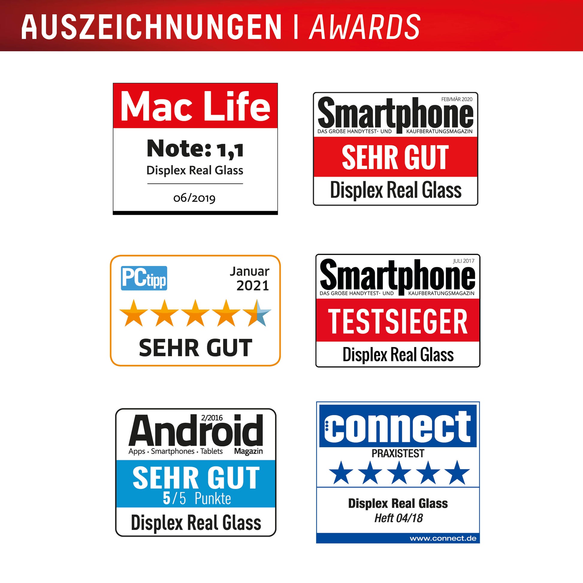 Displex Displayschutz (Panzerglas), 10H – für iPhone 17 Pro Max – mit Applikator