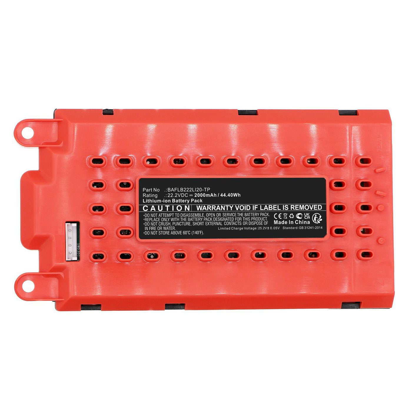 CoreParts Akku 22,2 V 2500 mAh 55,50 Wh – für Electrolux Staubsauger