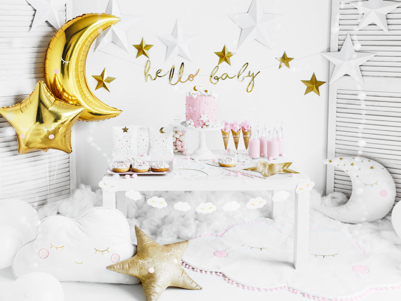 PartyDeco Folienballon Stern – Gold – Ø 48 cm – Folie – 1 Stk