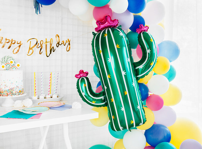 PartyDeco Fahnenbanner Happy Birthday – Gold – 62 × 16,5 cm – Papier – 1 Stk