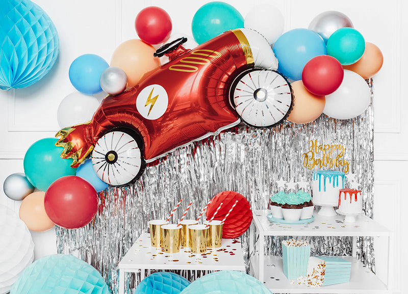 PartyDeco Folienballon Auto – Mehrfarbig – 92 × 45 cm – Folie – 1 Stk