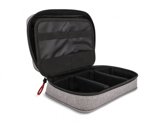 DeLOCK Reissverschlusstasche – 175×60×235 mm – Polyester – Grau – 1 Stk.