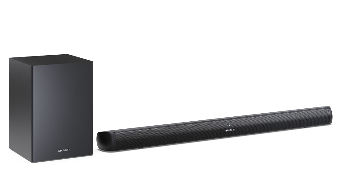 Sharp HT-SBW202 – 2.1 Soundbar, kabelloser Subwoofer, Bluetooth