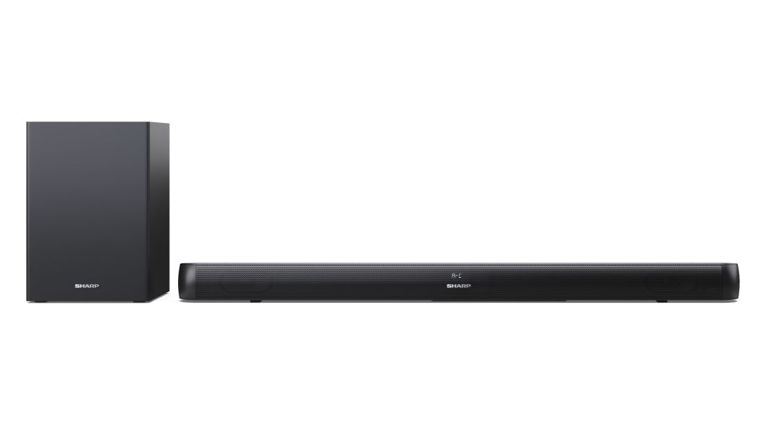 Sharp HT-SBW202 – 2.1 Soundbar, kabelloser Subwoofer, Bluetooth