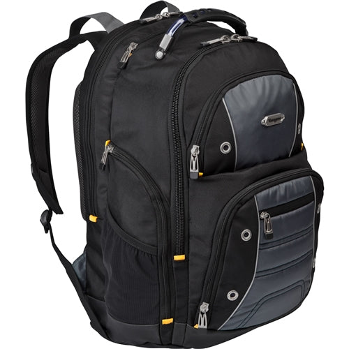 Targus Notebook-Rucksack Drifter – für 16″, Polyester/Tarpaulin – Grau/Blau, 135 × 480 × 370 mm