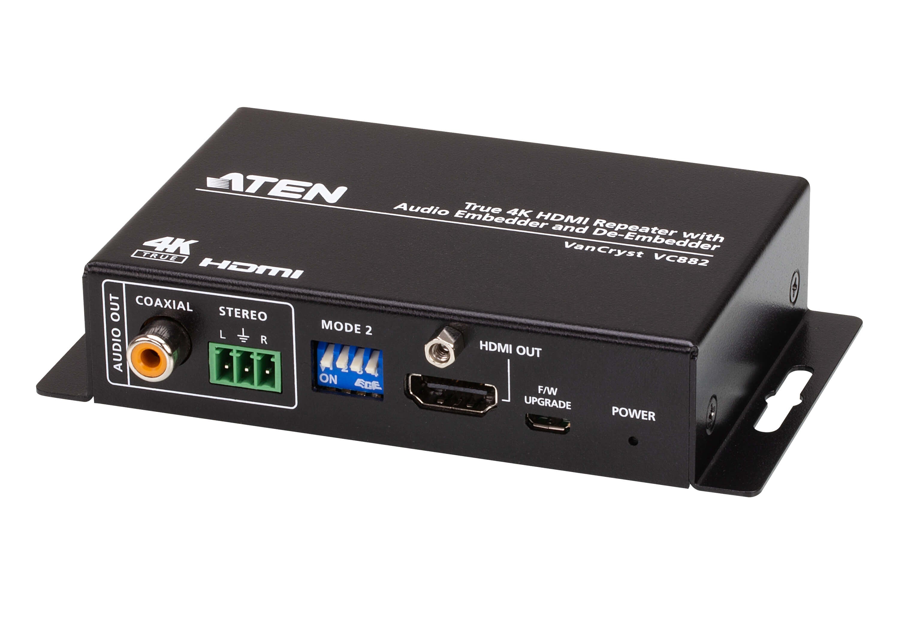 ATEN VC882 – HDMI-Repeater, 4K, Audio-Embedder/De-Embedder