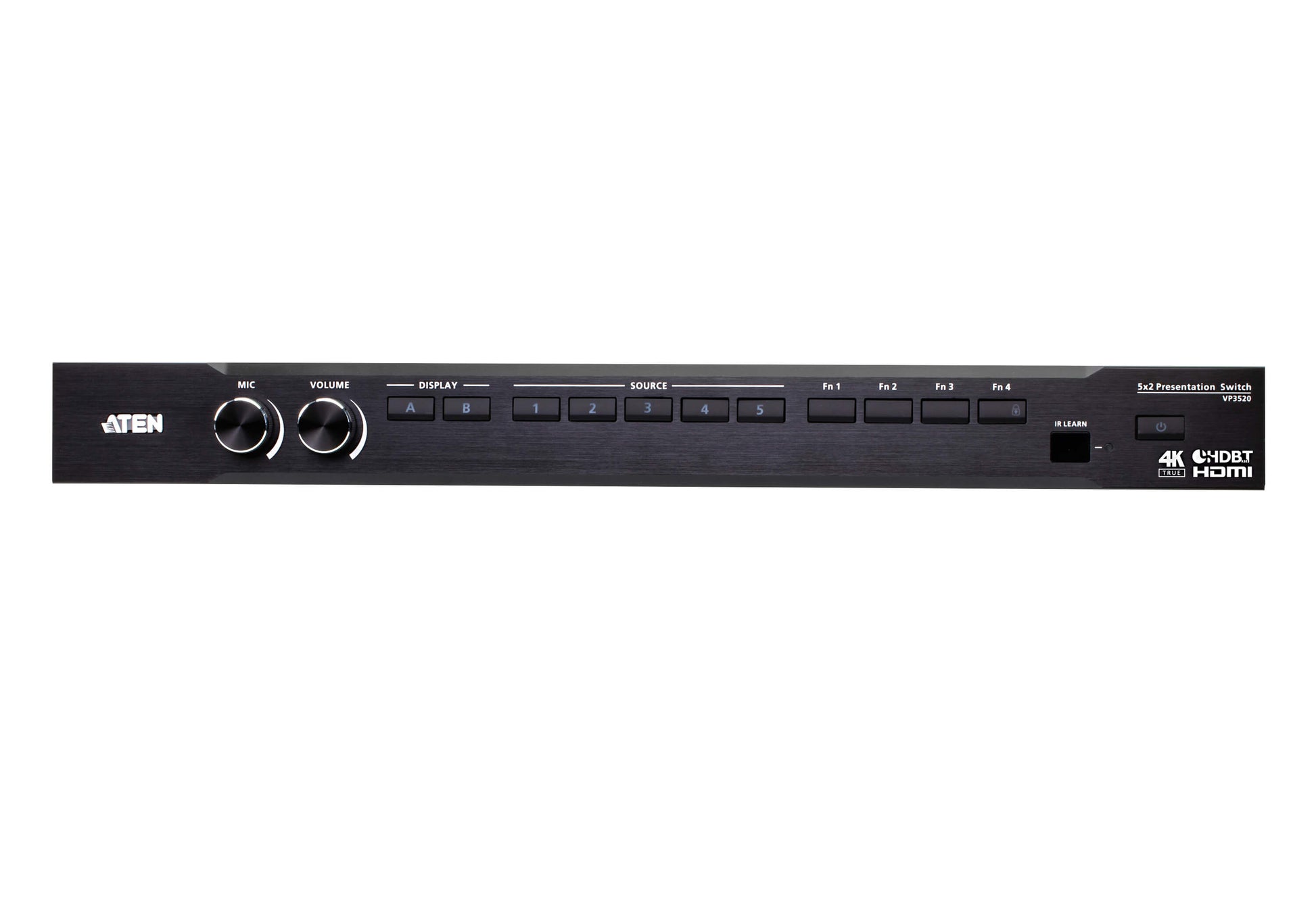 ATEN VP3520 – 5×2 HDMI-Matrix, 4K60, RS-232/Ethernet, Fernbedienung