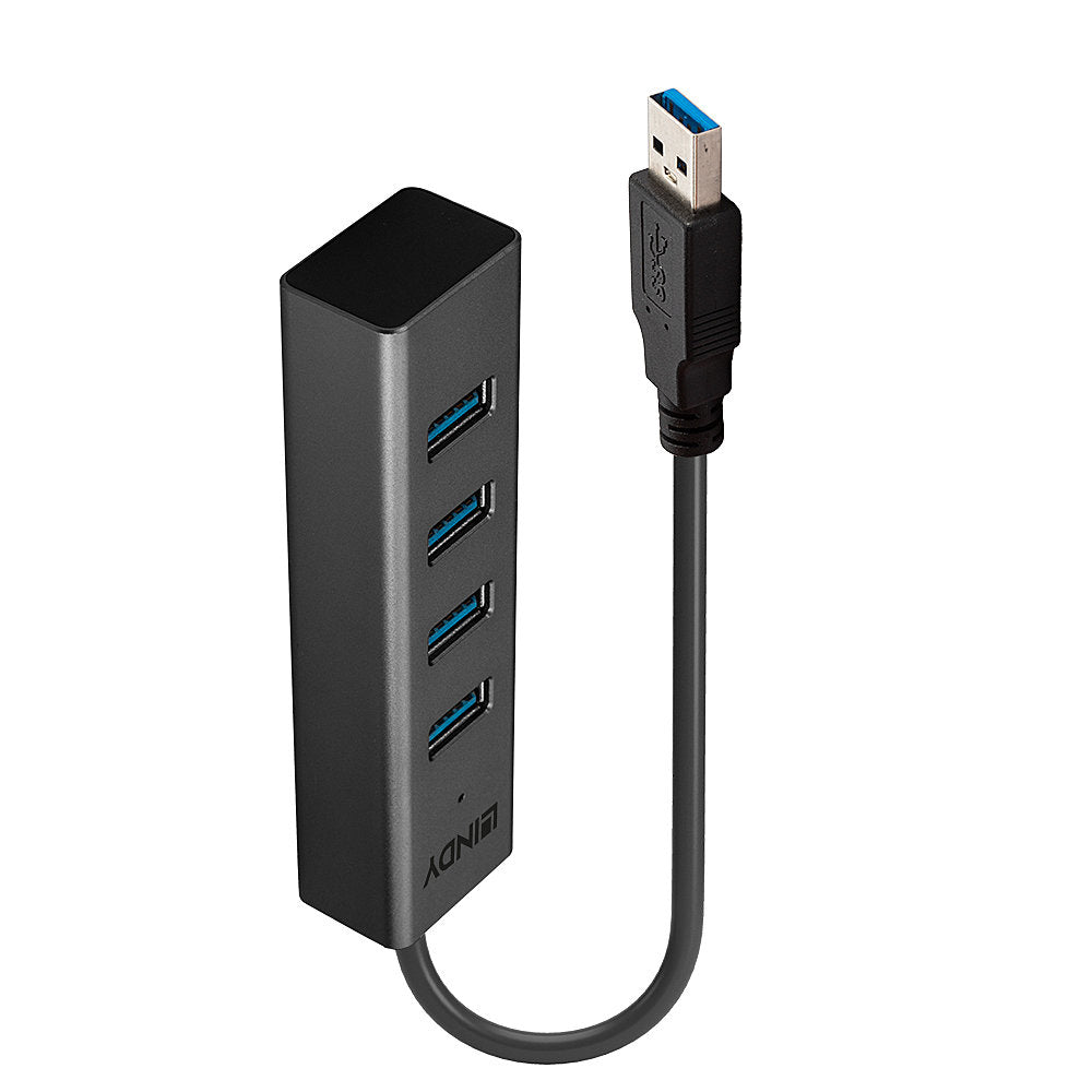 Lindy 43324 USB-Hub – USB-A, 4× USB-A
