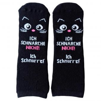 Sheepworld Zaubersocken Ich schnarche nicht – Schwarz, Grösse 36–40