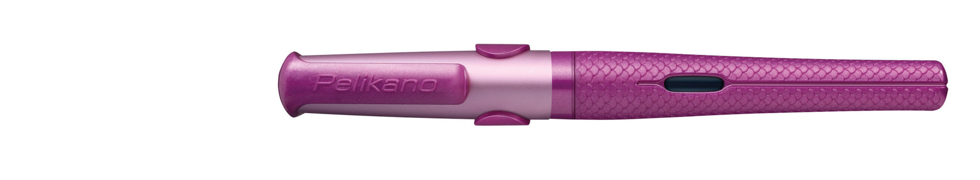 Pelikano Stardust – Federspitze M – für Rechtshänder – Lila, Blau – Patronen