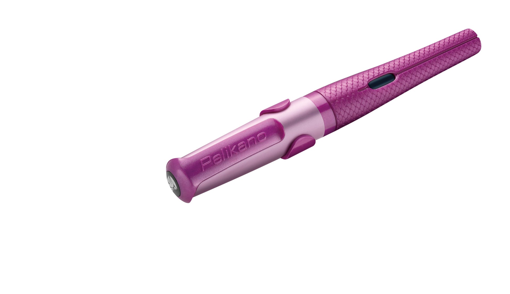 Pelikano Stardust – Federspitze L – für Linkshänder – Lila, Blau – Patronen