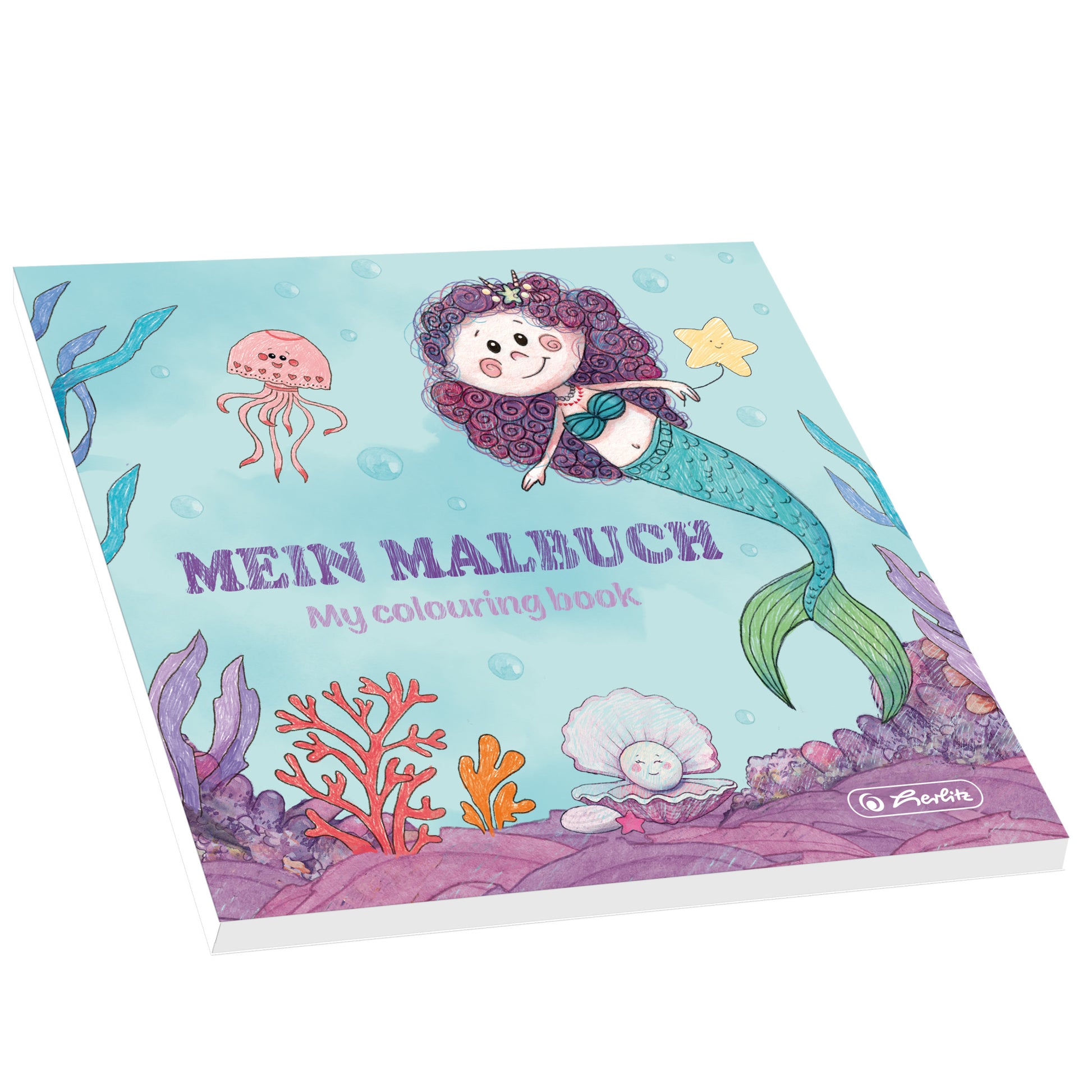 Herlitz Mermaid, Zeichenpapier, 20 × 20 cm, Mehrfarbig