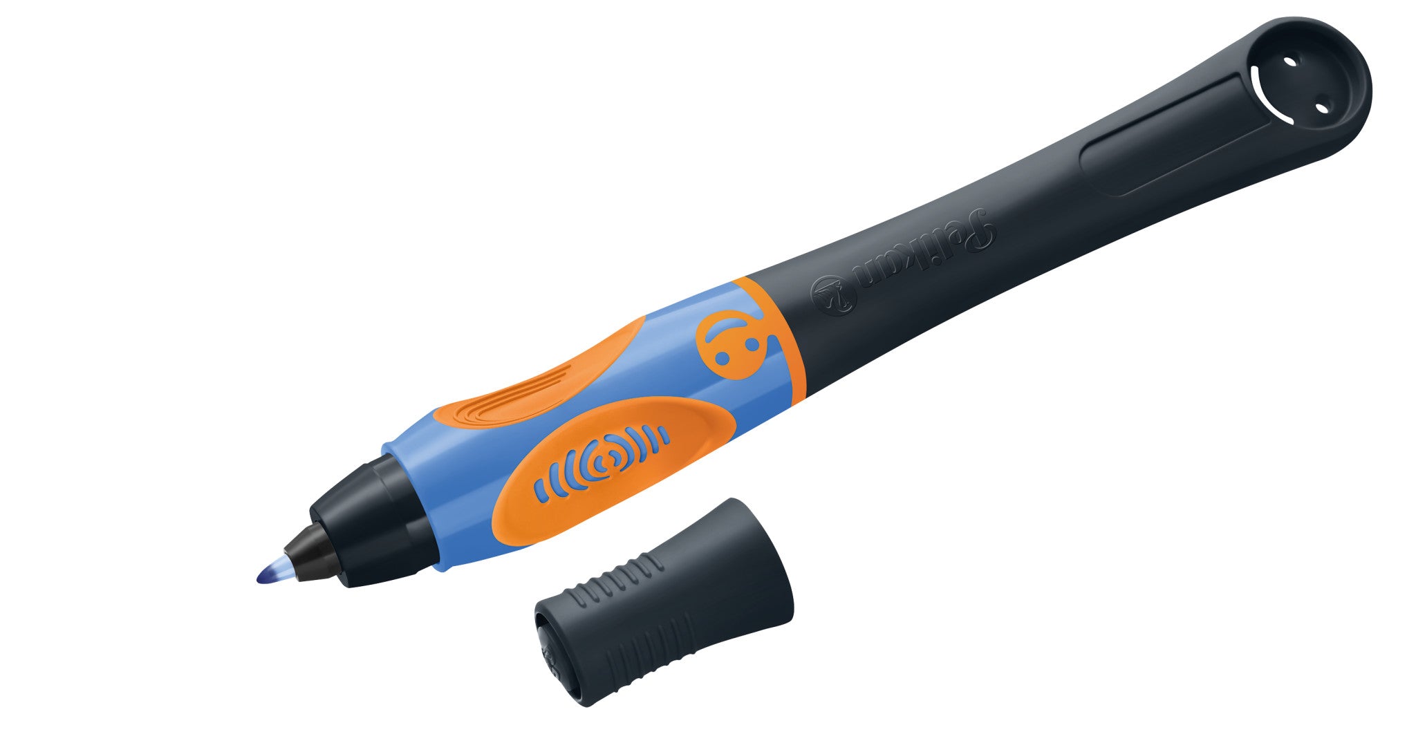 Pelikan Griffix 821025 – Tintenroller, blau, radierbar, schwarz, für Linkshänder