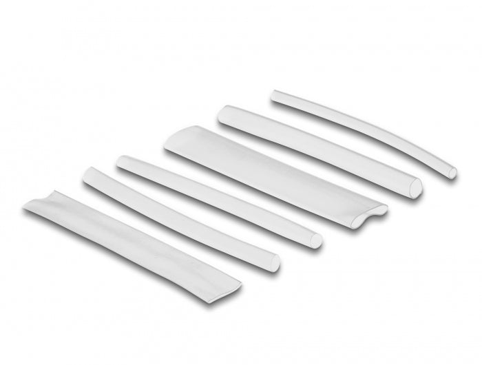 DeLOCK Schrumpfschlauch, Ø 5 mm, 0,10 m, transparent