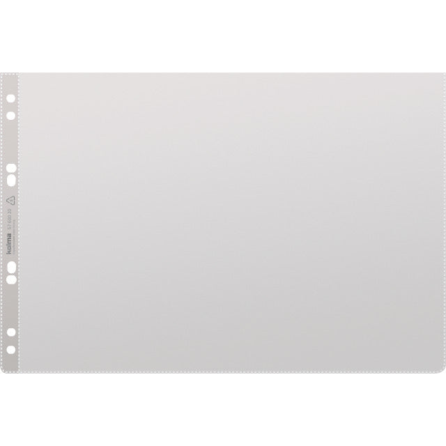 Kolma Sichtmappe A4 – transparent, Kunststoff, glänzend, 100 µm, 10er-Pack