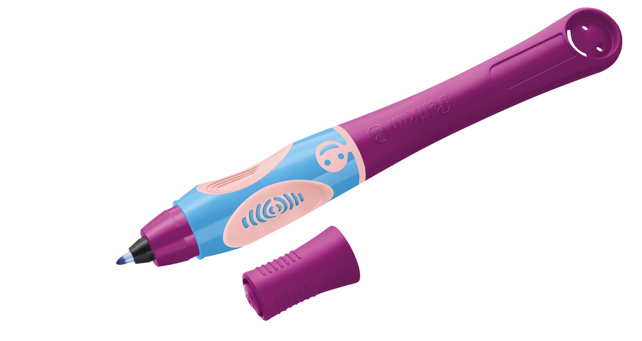Pelikan Griffix 821063 – Tintenroller, Blau, Radierbar, Beere, für Linkshänder