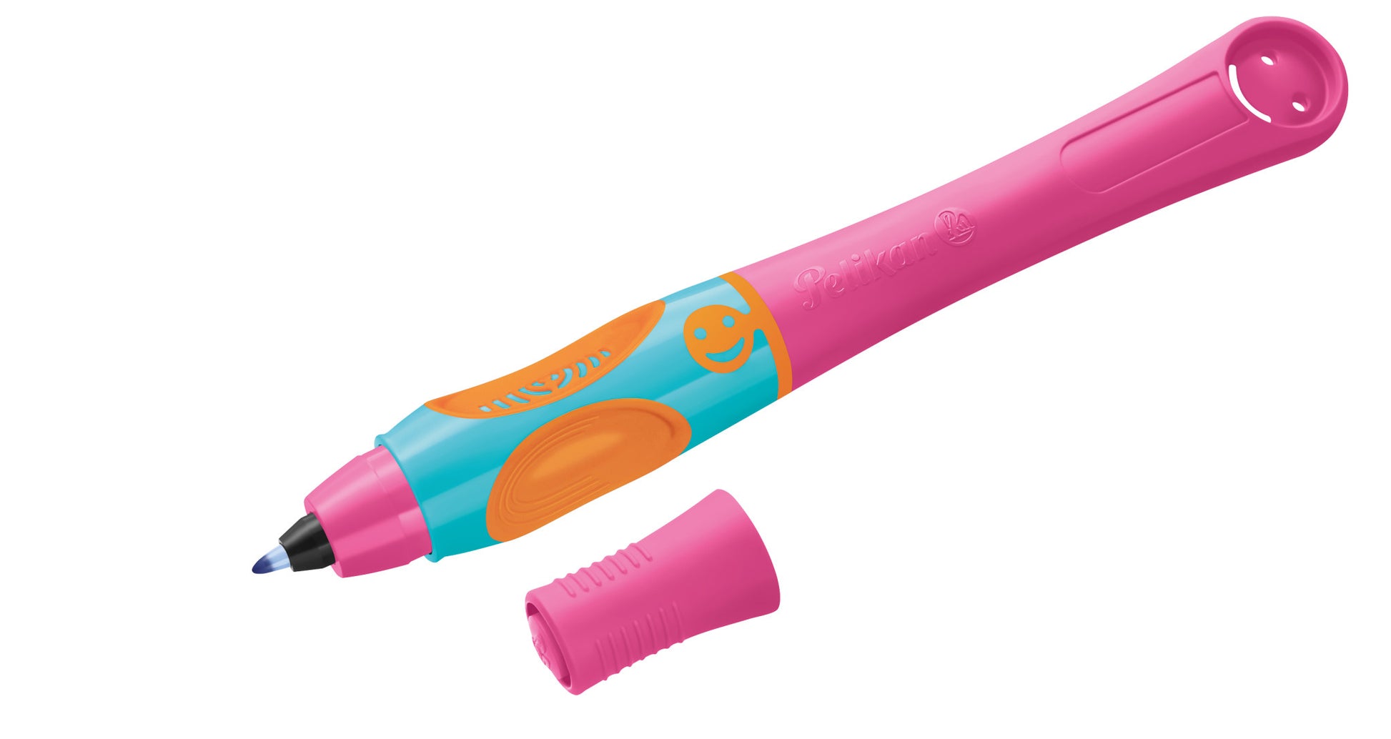 Pelikan Griffix 820424 – Tintenroller, blau, radierbar, pink, für Rechtshänder