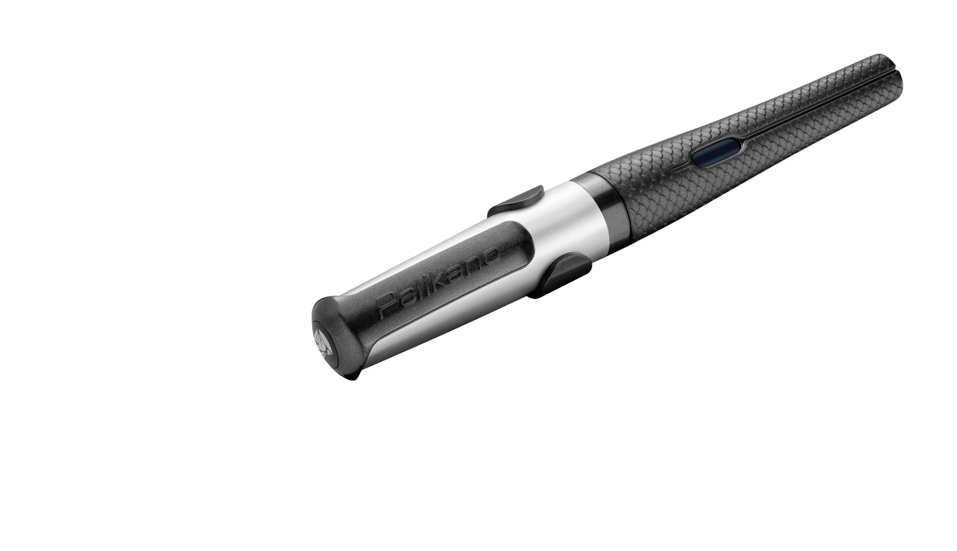 Pelikano Dark Legend – Federspitze L – für Linkshänder – Schwarz, Blau – Patronen