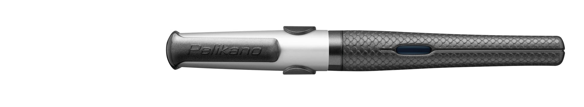Pelikano Dark Legend – Federspitze M – für Rechtshänder – Schwarz, Blau – Patronen