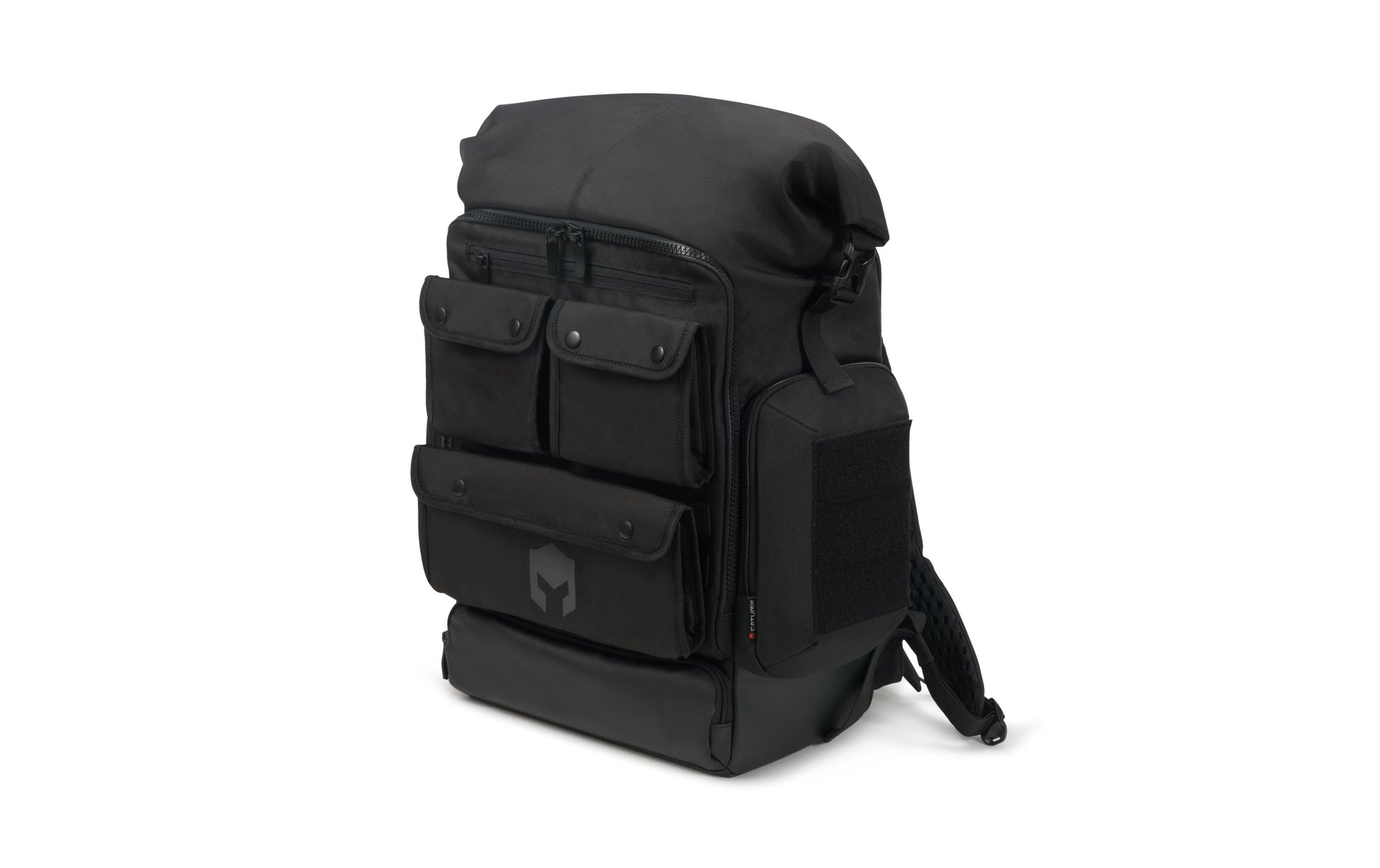 CATURIX Gaming-Notebook-Rucksack Decisiun Ecotec – wasserabweisend, TPU – Schwarz, 420 × 470 × 230 mm