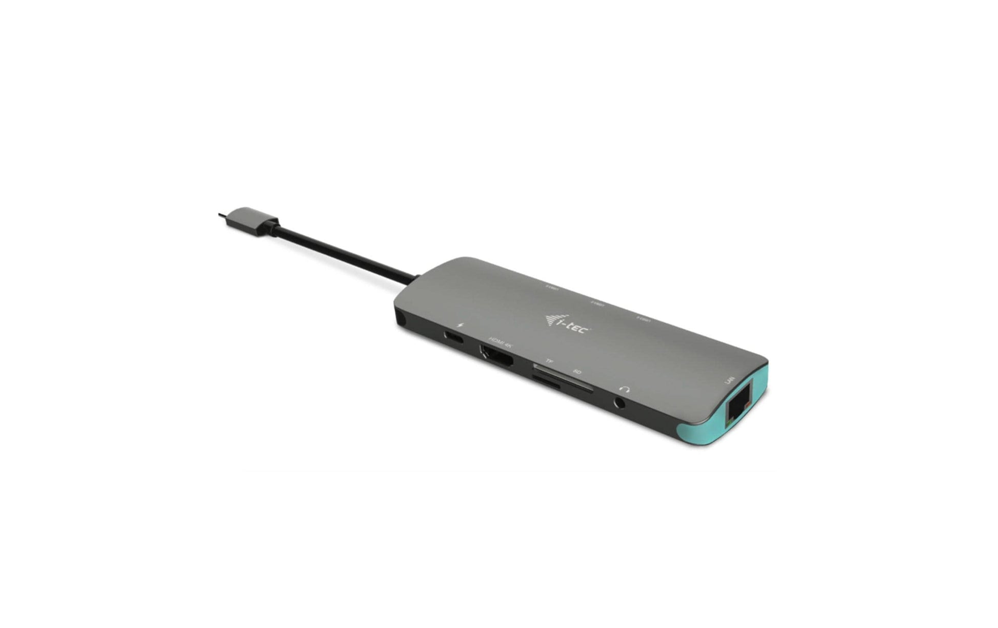 i-tec MetalNano Dockingstation – USB-C, 1× HDMI, 3× USB-A, 100 W PD, GbE, SD/microSD, für Windows/Mac/Linux