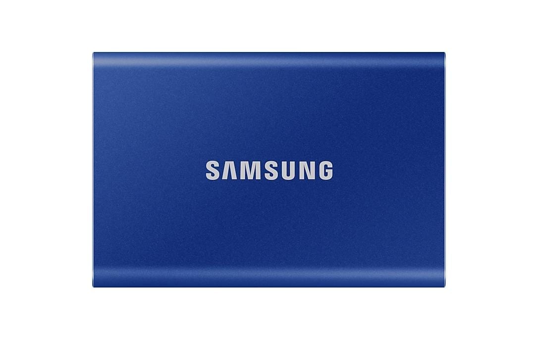 Samsung T7 Speichergerät – 1 TB, USB Typ-C (USB 3.2 Gen 2), Hardwareverschlüsselung (256-bit AES)