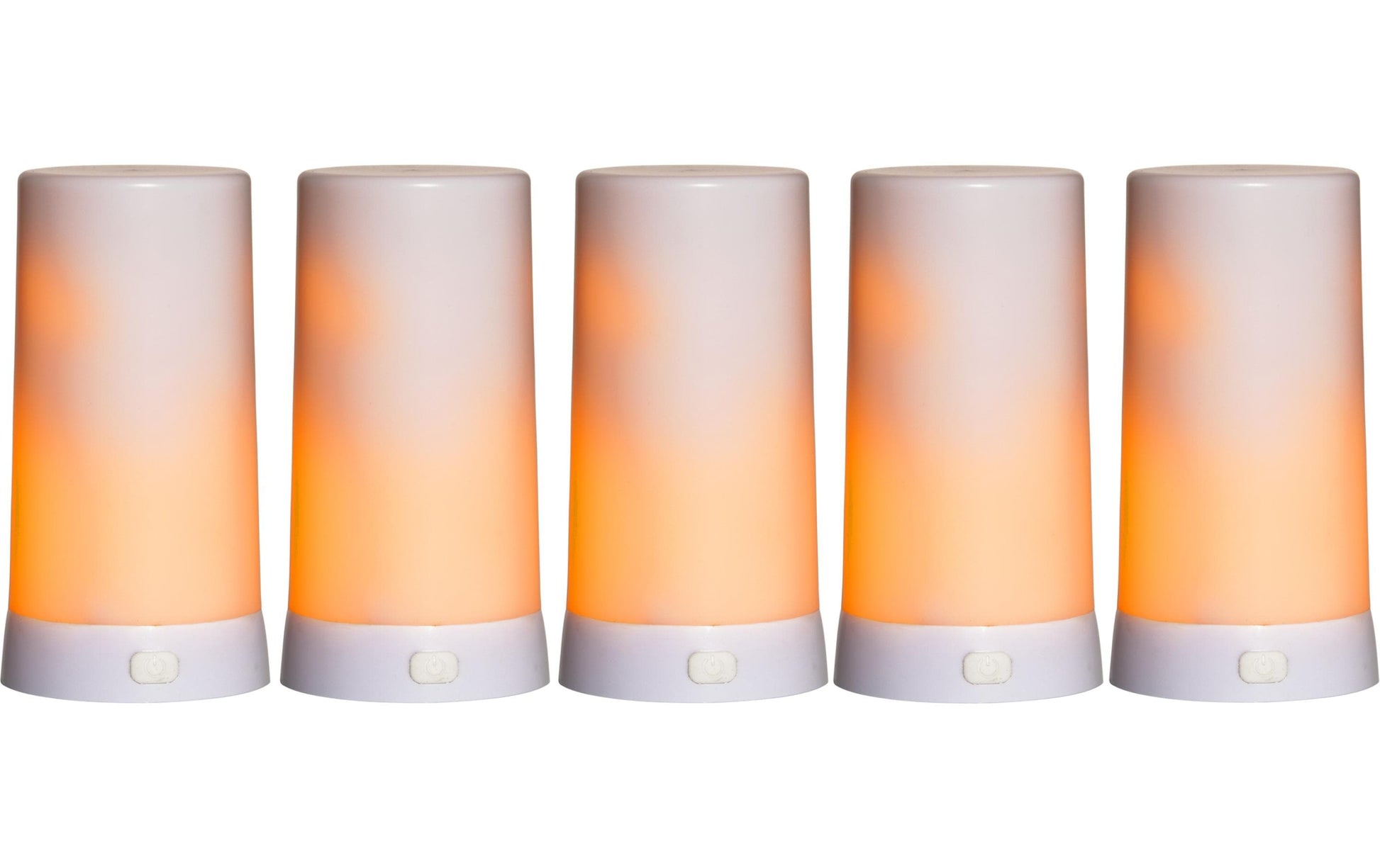 Star Trading LED-Teelicht – IP44 – Akkubetrieb – Flackernd, 10 h Laufzeit, Akkus Inkl. – Weiss – Kunststoff