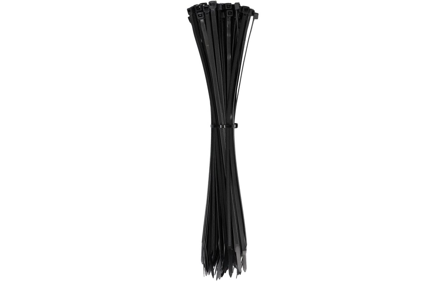 Max Hauri AG Max Hauri Kabelbinder 300×4,5 mm, 100er-Pack – schwarz