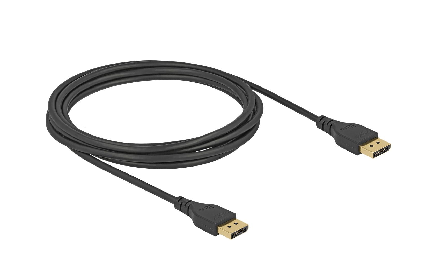 DeLOCK DisplayPort Kabel DP 1.4 8K 60 Hz – 3 m