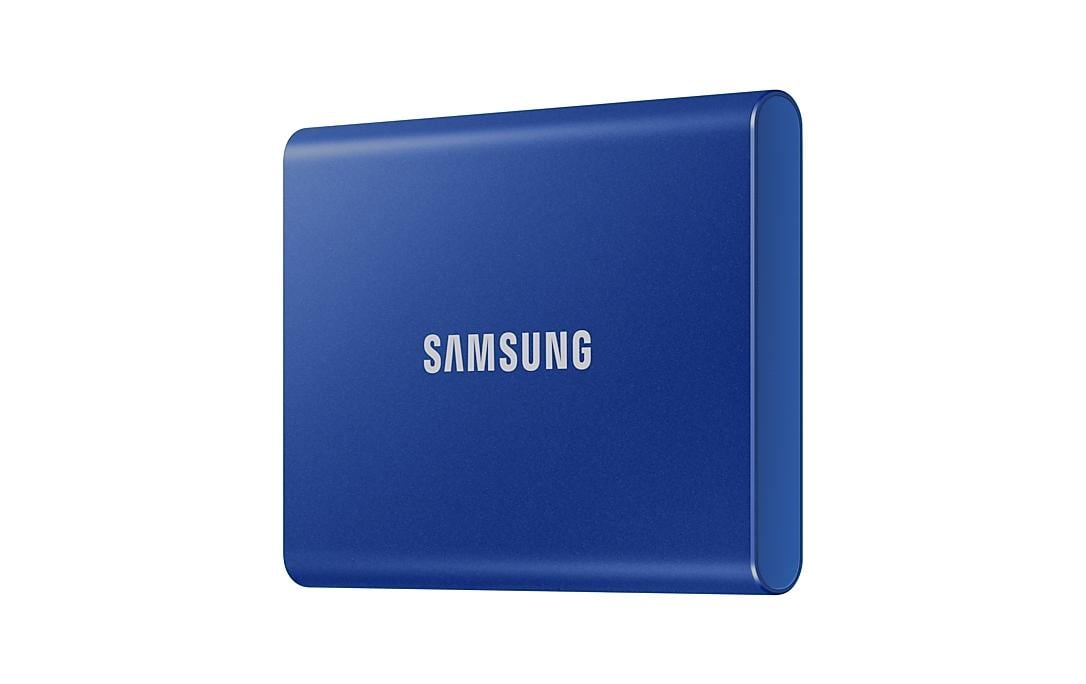 Samsung T7 Speichergerät – 1 TB, USB Typ-C (USB 3.2 Gen 2), Hardwareverschlüsselung (256-bit AES)