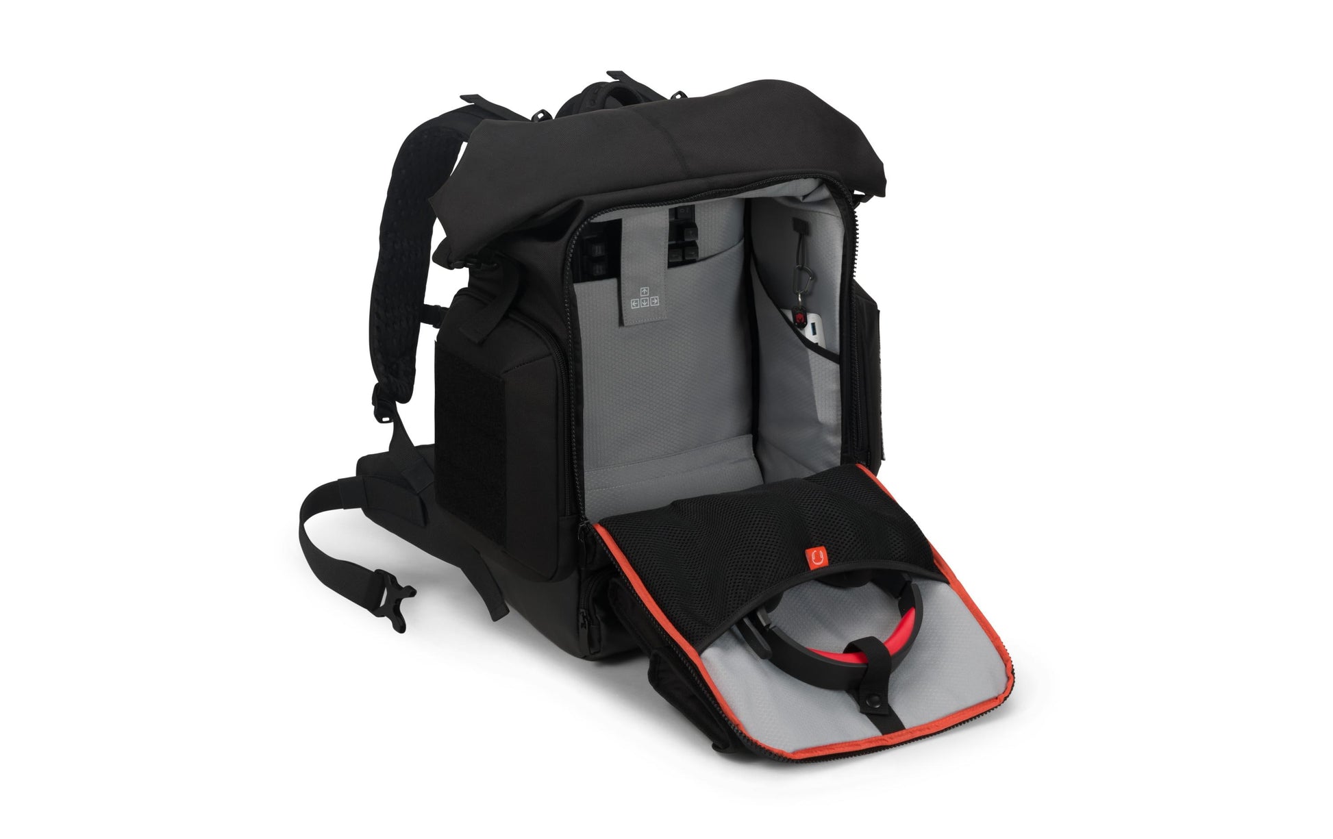 CATURIX Gaming-Notebook-Rucksack Decisiun Ecotec – wasserabweisend, TPU – Schwarz, 420 × 470 × 230 mm