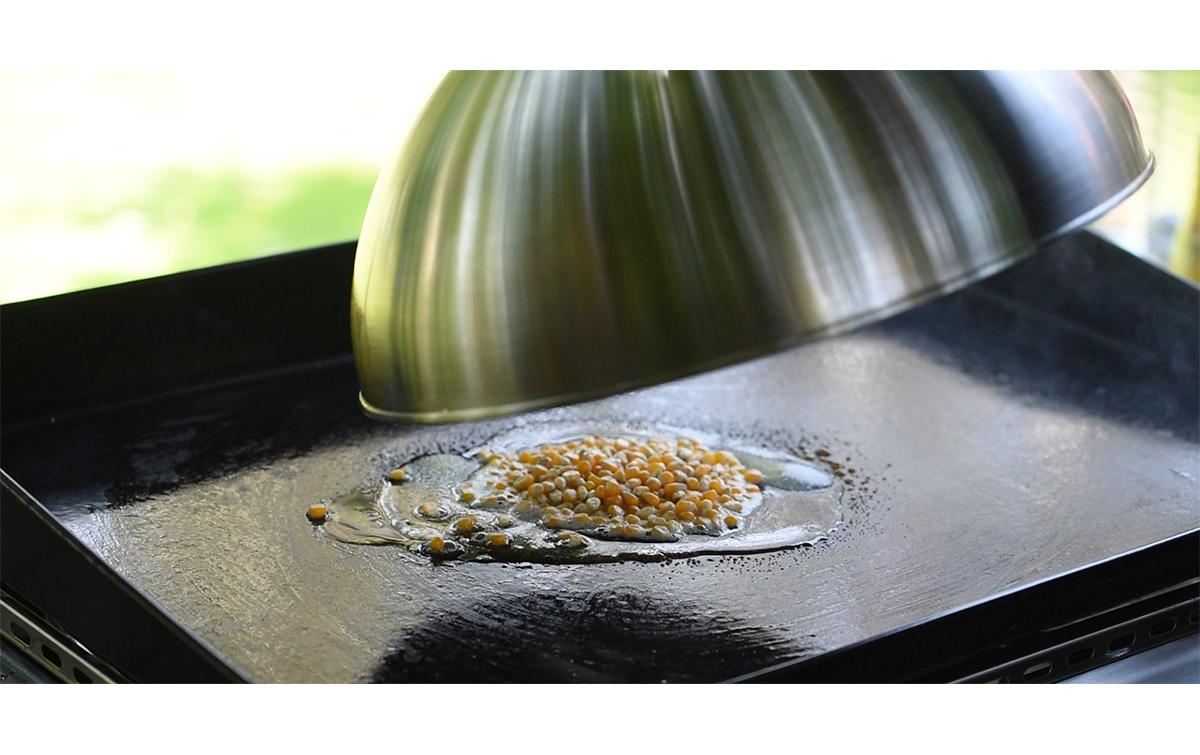 Campingaz Plancha-Haube Ø 32 cm, Edelstahl, Silber, für GrillPlancha