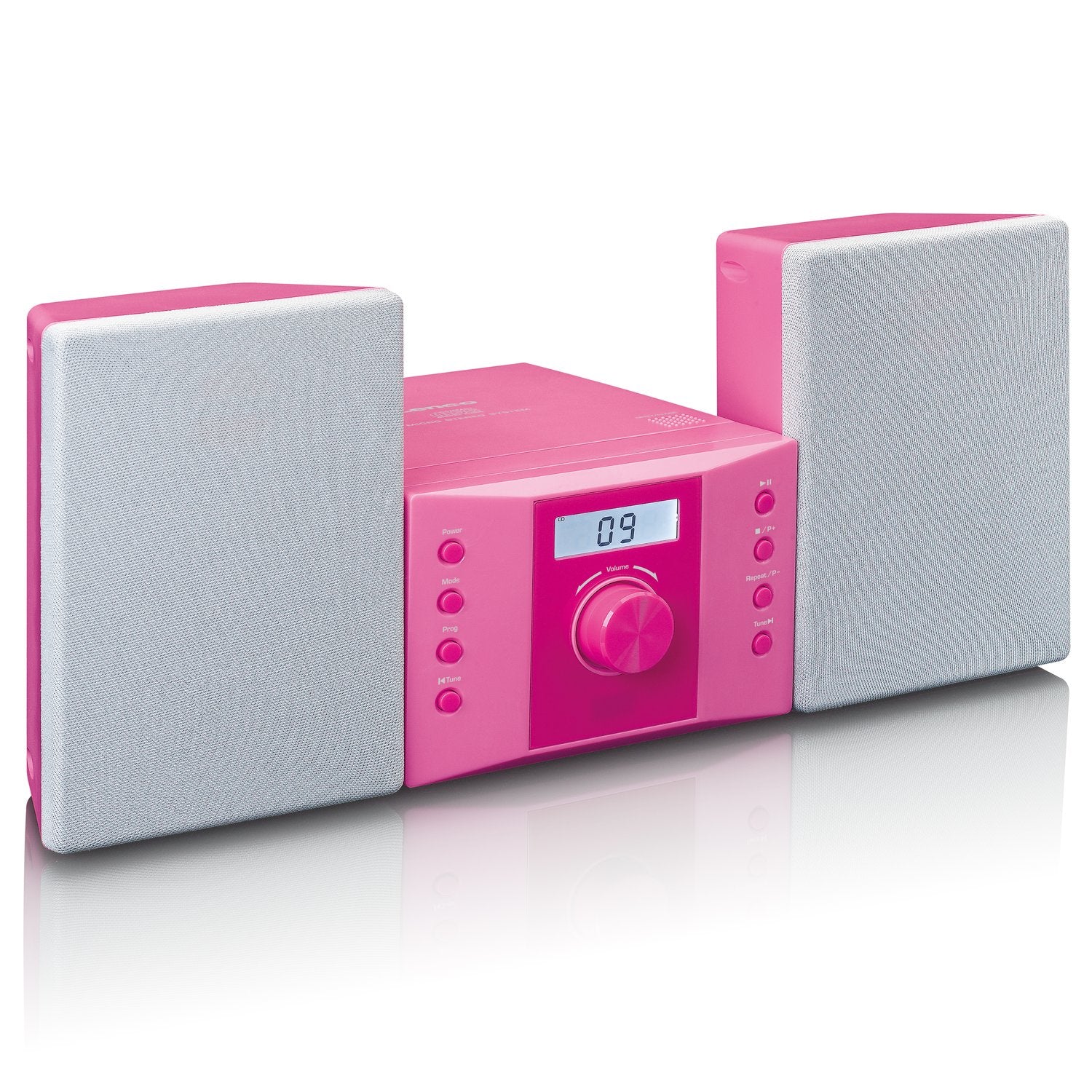 Lenco MC-013PK – Micro HiFi-Anlage, UKW, CD – Pink
