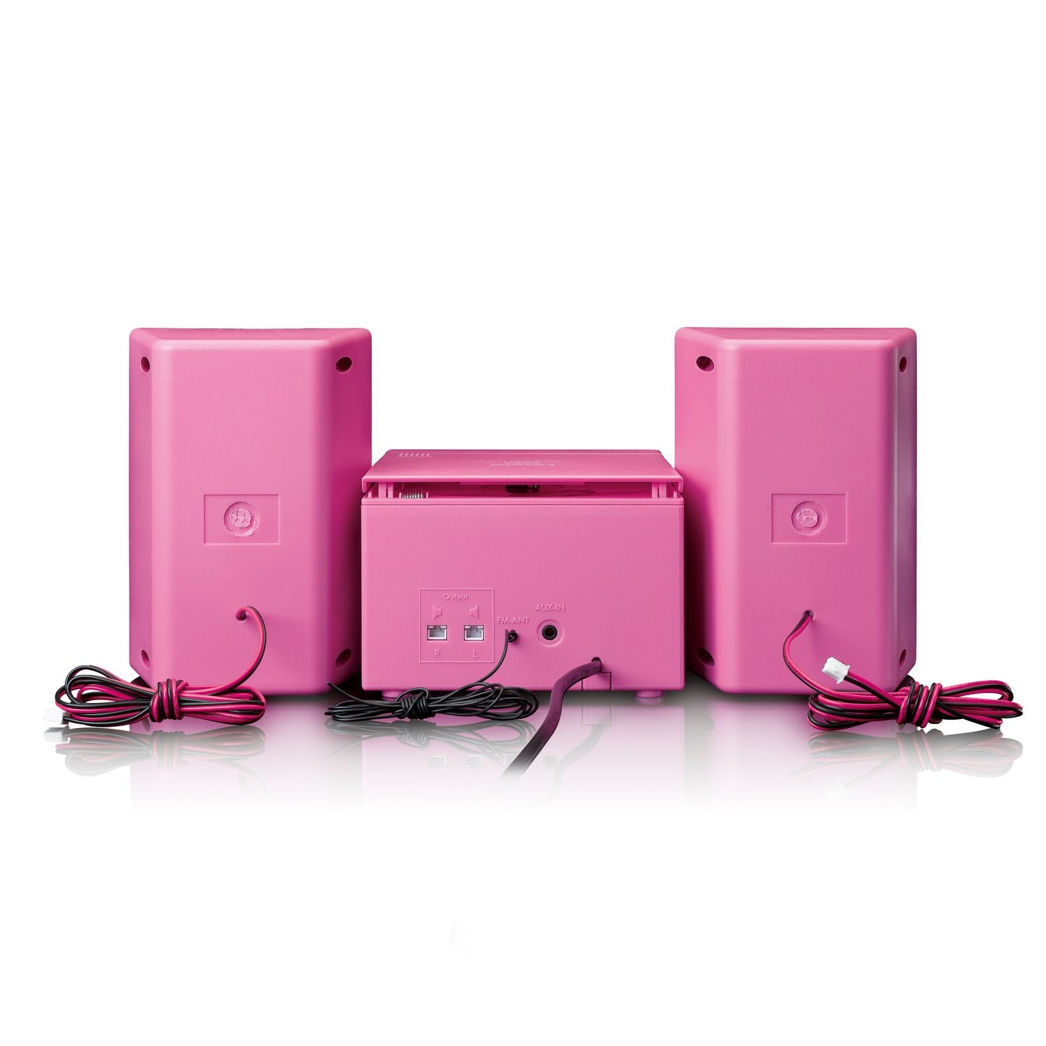Lenco MC-013PK – Micro HiFi-Anlage, UKW, CD – Pink