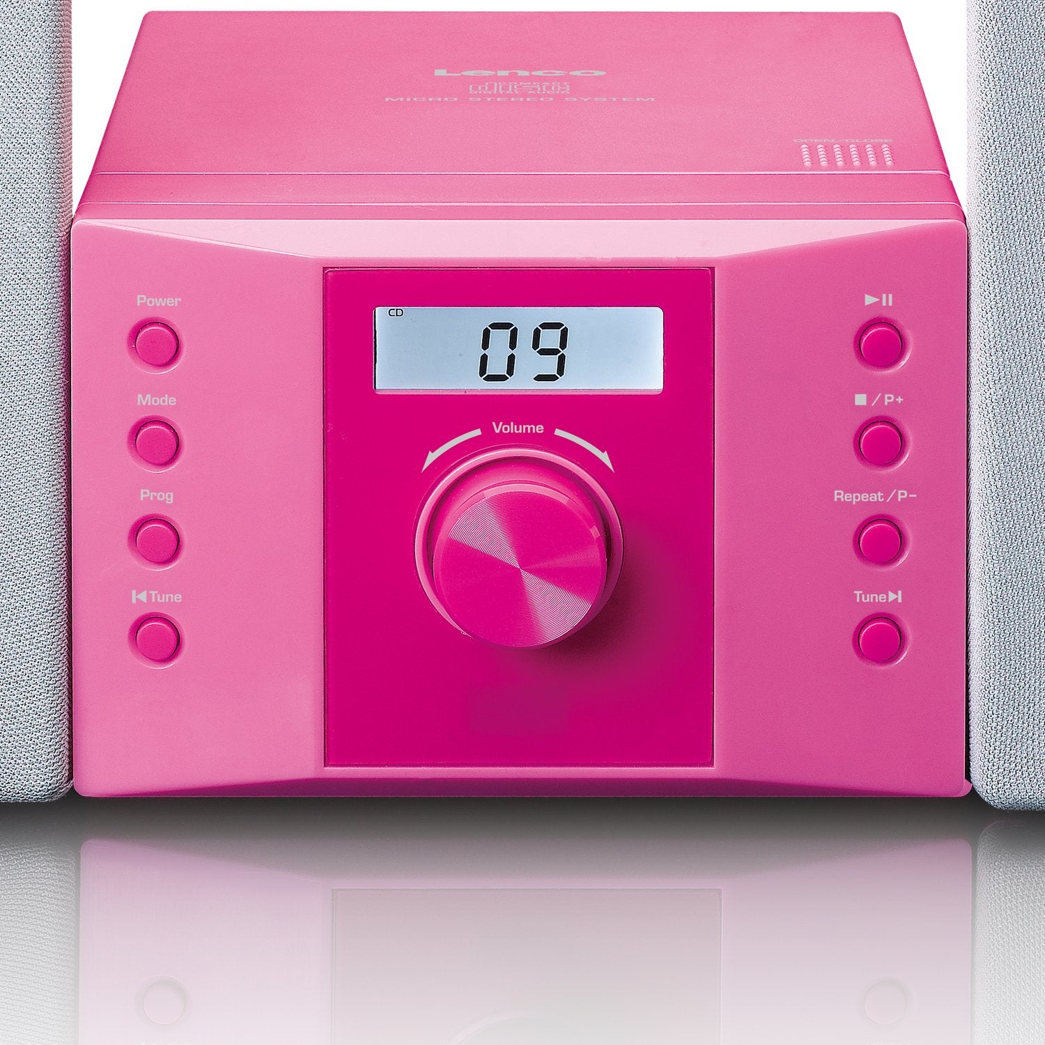 Lenco MC-013PK – Micro HiFi-Anlage, UKW, CD – Pink