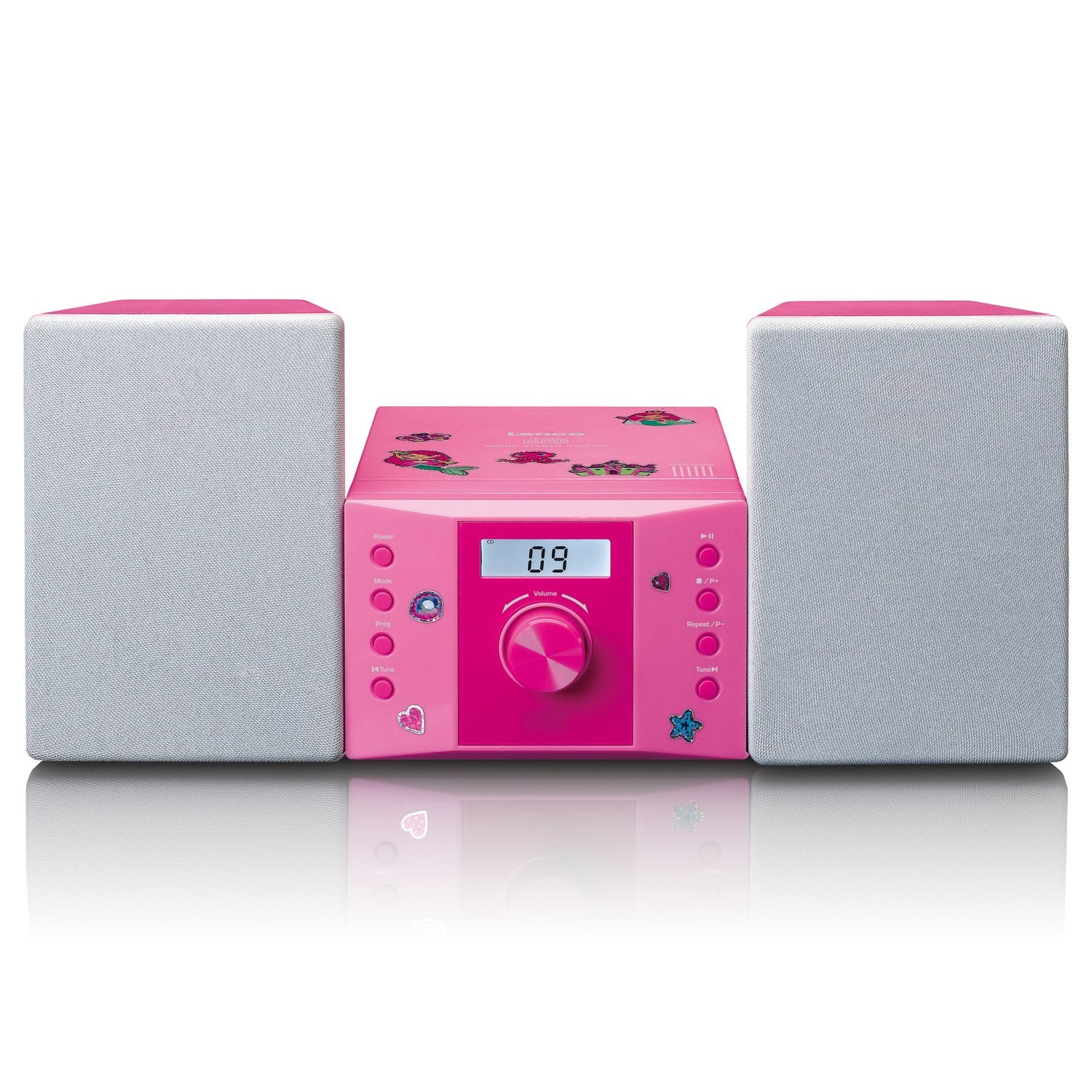 Lenco MC-013PK – Micro HiFi-Anlage, UKW, CD – Pink