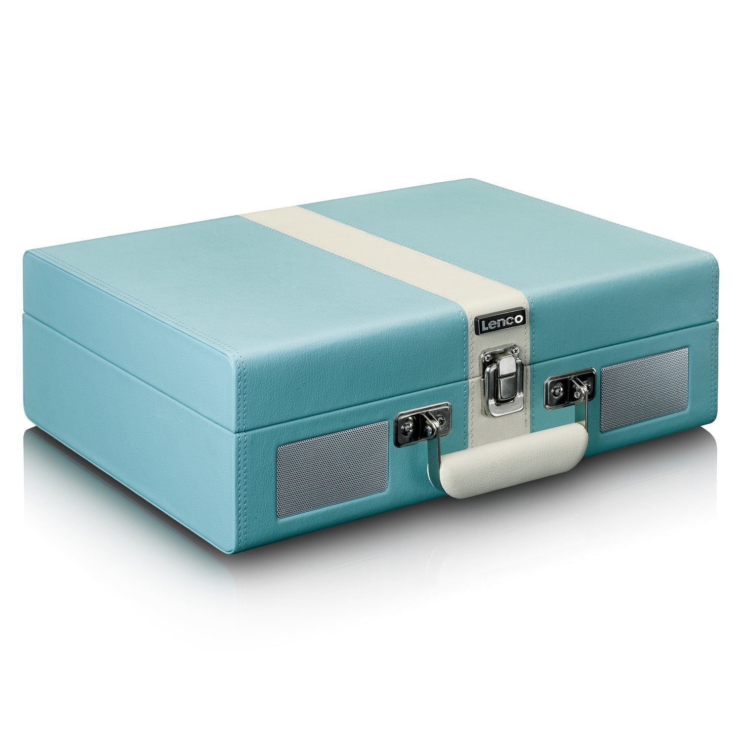 Lenco TT-110 – Plattenspieler (Riemenantrieb, Halbautomatisch), Bluetooth 5.0, 33⅓/45/78 U/min – Blau