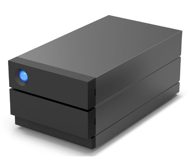 LaCie 2big RAID – 2-Bay Desktop NAS – 48 TB HDD vorinstalliert, für 3,5" HDD