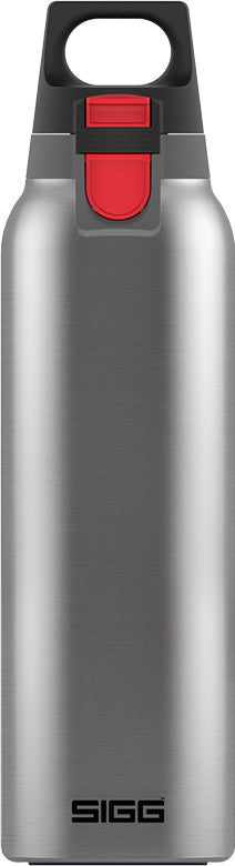 SIGG H&C One Light Isolierflasche 550 ml – doppelwandig 13 h heiss/30 h kalt, Edelstahl, Druckknopfdeckel