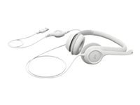 Logitech H390 – Headset – USB‑A, mit Mikrofon – Offwhite