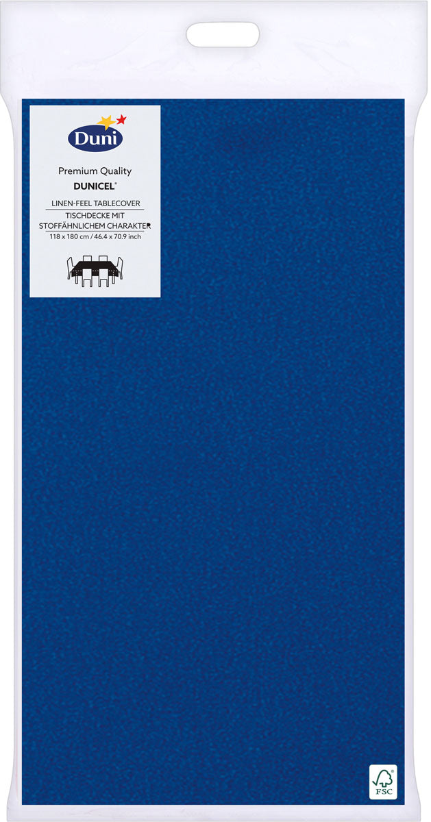 Duni Tischdecke Papier Dunkelblau – 118 × 180 cm