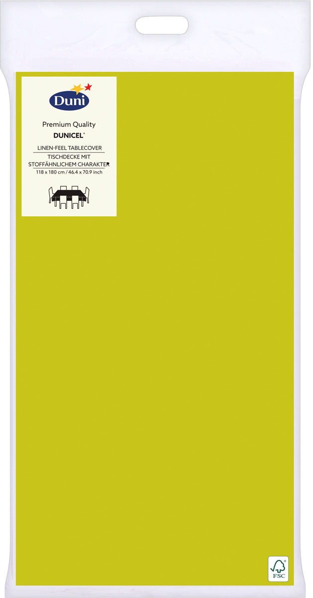 Duni Tischdecke Papier Kiwi – 118 × 180 cm